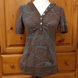 Roxy Tee Shirt Hoodie